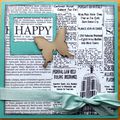 Kit "Blue Bay" - Carte "Happy"