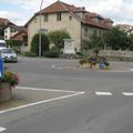 Rond-point à Morteau