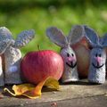 Hare Finger Puppets -