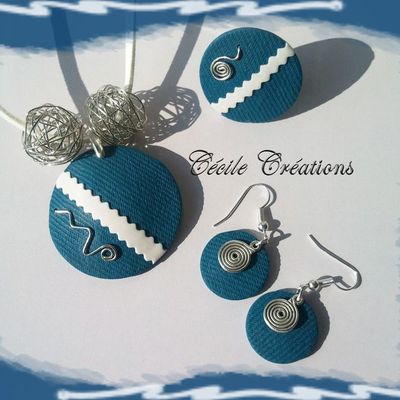 Parure imitation jean