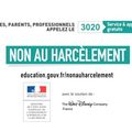 Prévention contre le harcèlement à l'école : numéro gratuit