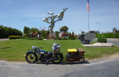 2109 8 Juillet circuit Débarquement Calvados Etape 1