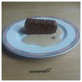 FONDANT AU CHOCOLAT ET SA CREME ANGLAISE SANS GLUTEN SANS LAIT SANS OEUF