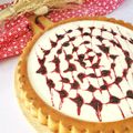 Tarte au chocolat et panna cotta myrtille 