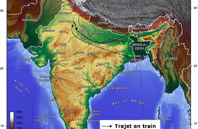 Notre itinéraire en Inde