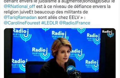 Le 2 poids 2 mesures de Caroline Fourest: on peut être anti-islam, mais pas anti-judaïsme