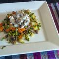 Sauté de volaille aux champignons et vin jaune