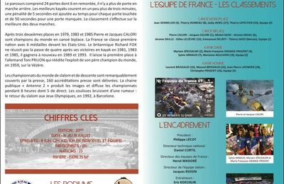 Championnats monde slalom Bourg St Maurice 1987