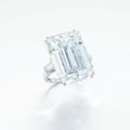 An impressive 25.58 carats, D colour, internally flawless clarity Type IIa rectangular-cut diamond ring, by Harry Winston
