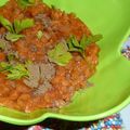 Soupe de lentilles corail et lait de coco