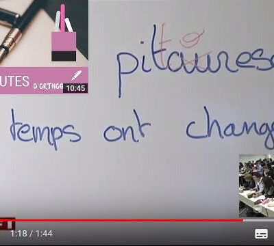 Fautes d'orthographe et grammaire 