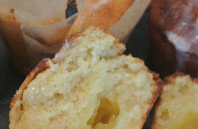 Muffins au citron coeur coulant