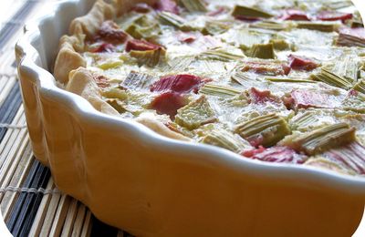 Tarte à la rhubarbe