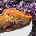 Gâteau aux cerises du jardin au mascarpone, ma recette, et bon 14 juillet 