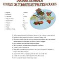 Recette : Tartare de Merlu et coulis de Tomates et Fruits rouges