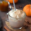 Pumpkin spice chocolate latte #vegan #glutenfree
