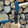 Des outils perfectionnés pour fendre le bois...