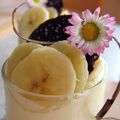 Verrine bananes façon tiramisu