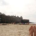 Une des nombreuses plages de Saint Malo