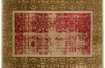 A Highly Important Timurid Voided Velvet, Late 15th century