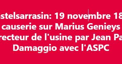 Marius Genieys avec l'ASPC