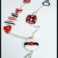 Collier marin en fimo