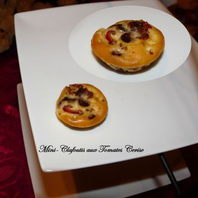 Mini-Calfoutis aux tomates cerise