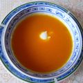 POTAGE POTIMARRON POMMES DE TERRE CAROTTES ET GINGEMBRE