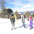 il y a eu le ski en février