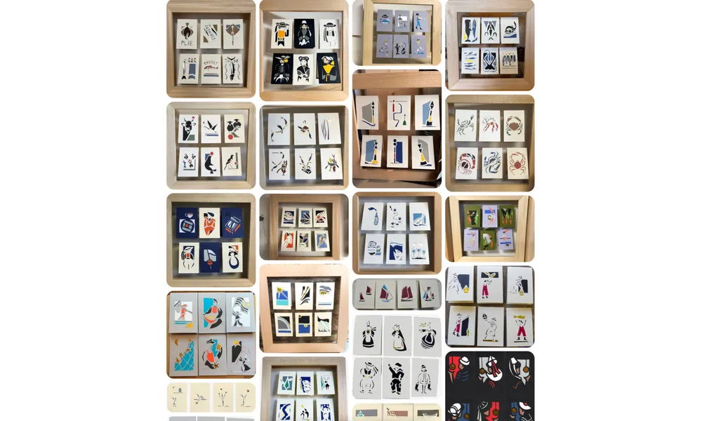 Un patchwork de mini-cartes
