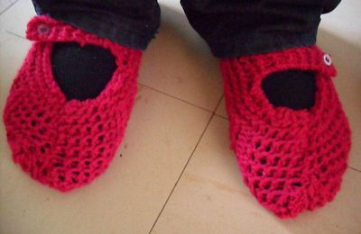 Chaussons tricot