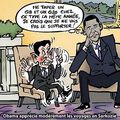 Sarkozy reçu par Obama à Washington