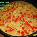 Omelette aux spaghettis