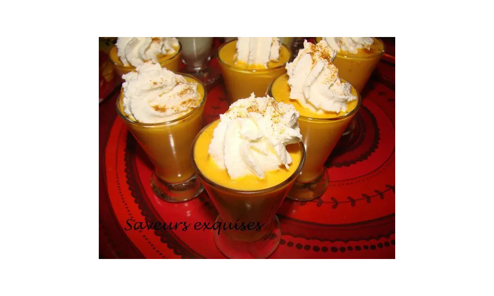 Cappucino  glacé de carottes aux épices