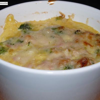 Flan Brocolis/Chou-fleur & Jambon