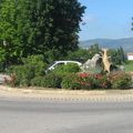 Rond-point à Cabris