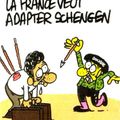 La France veut adapter Schengen - Charlie Hebdo N°984 - 27 avril 2011