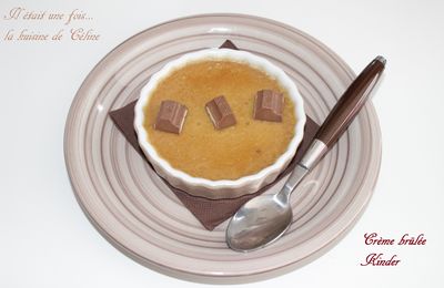 Crème brûlée Kinder 