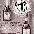 Publicité d'autrefois : Cognac Godet