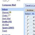 2007 Spams catchés par Gmail
