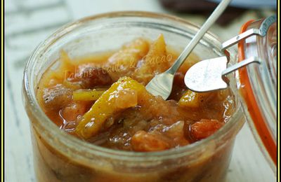 Chutney de citron jaune  pour ensoleiller mon poisson vapeur !