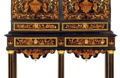 Exceptionnel cabinet. Attribué à Pierre Gole (1620-1685). Époque Louis XIV