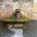 Fontaine à Chaudes-Aigues dans le Cantal