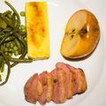 Magret de canard en deux cuissons et pommes fondantes aux épices d'Anne-Sophie PIC