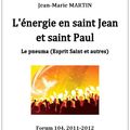 Le cycle sur l'énergie en st Jean et st Paul : présentation, table des matières, liens vers les chapitres