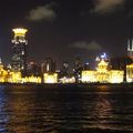 Le Bund la nuit vu de Pudong