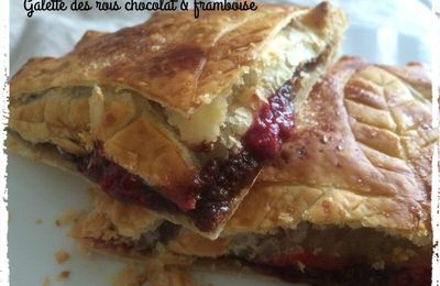 Galette des rois chocolat et framboise