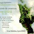 boutique éphémère à Lyon, le 12/12/12 !