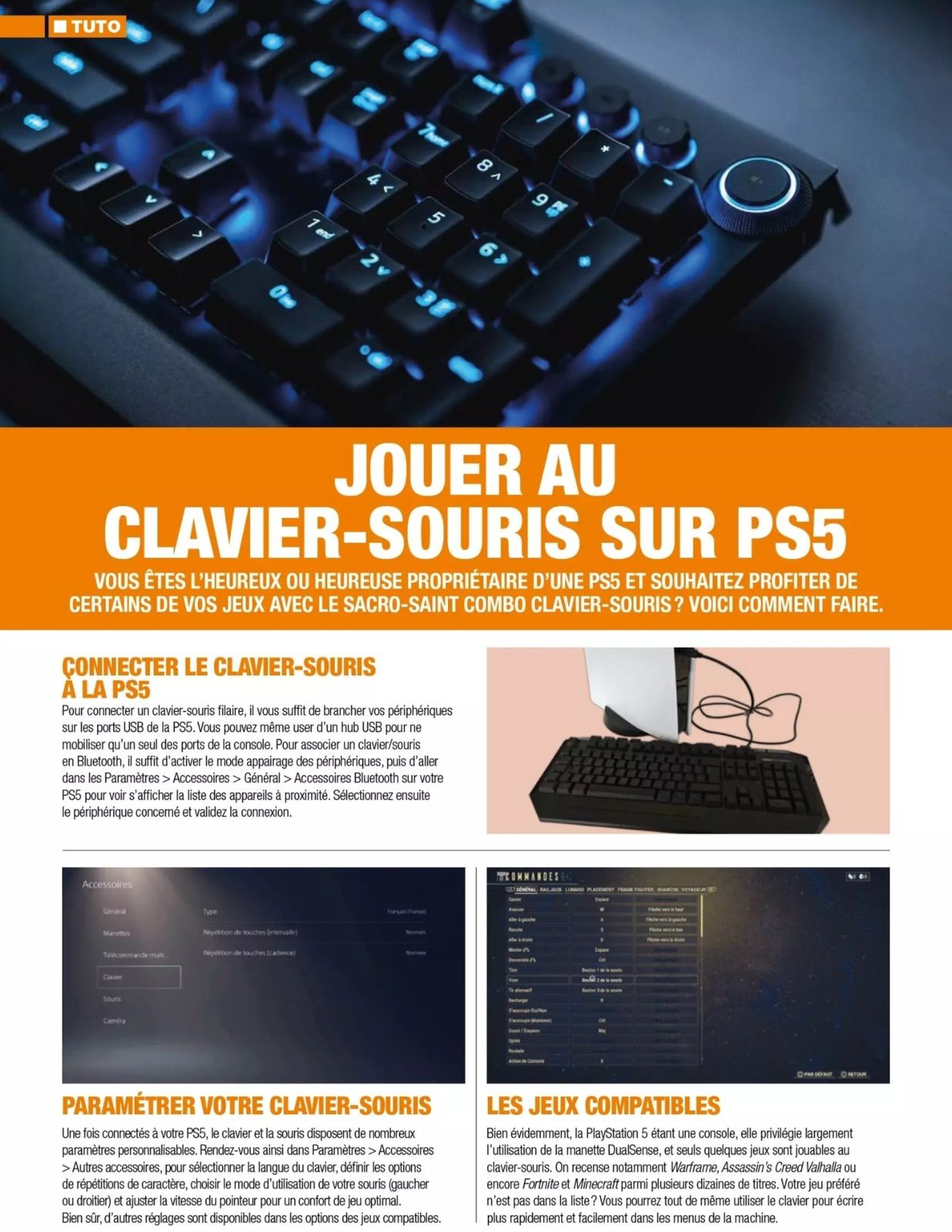 Jouer au claviersouris sur PLAYSTATION 5 JEUX VIDEOS TITANS