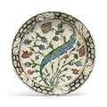 An Iznik pottery dish, Ottoman Turkey, circa 1640